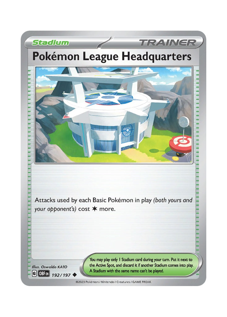 Pokémon League Headquarters – Obsidian Flames (192)
