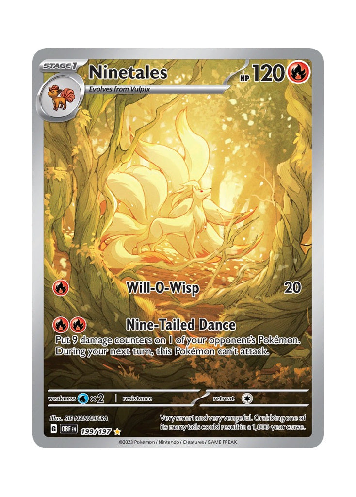 Ninetales – Obsidian Flames (199)