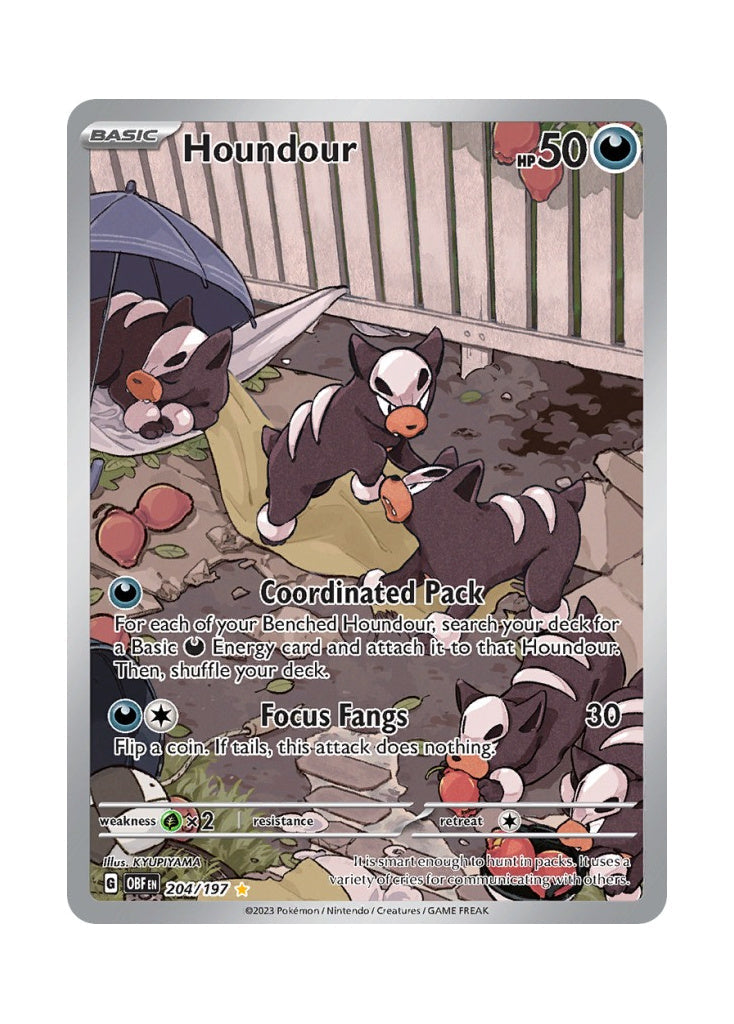 Houndour – Obsidian Flames (204)