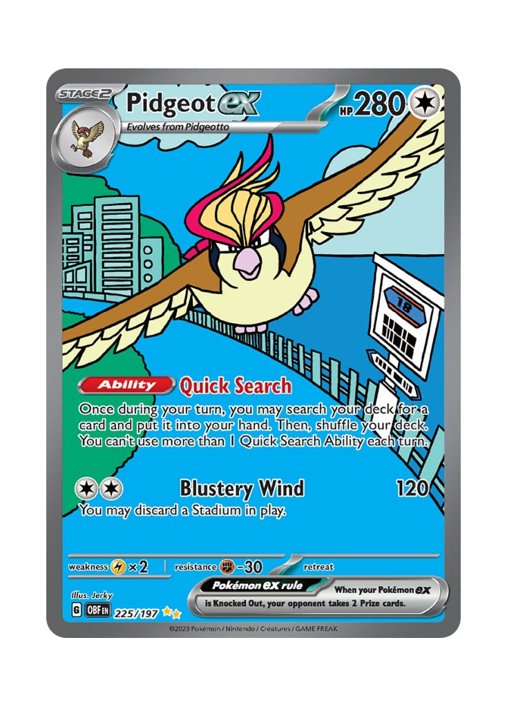 Pidgeot ex – Obsidian Flames (225)
