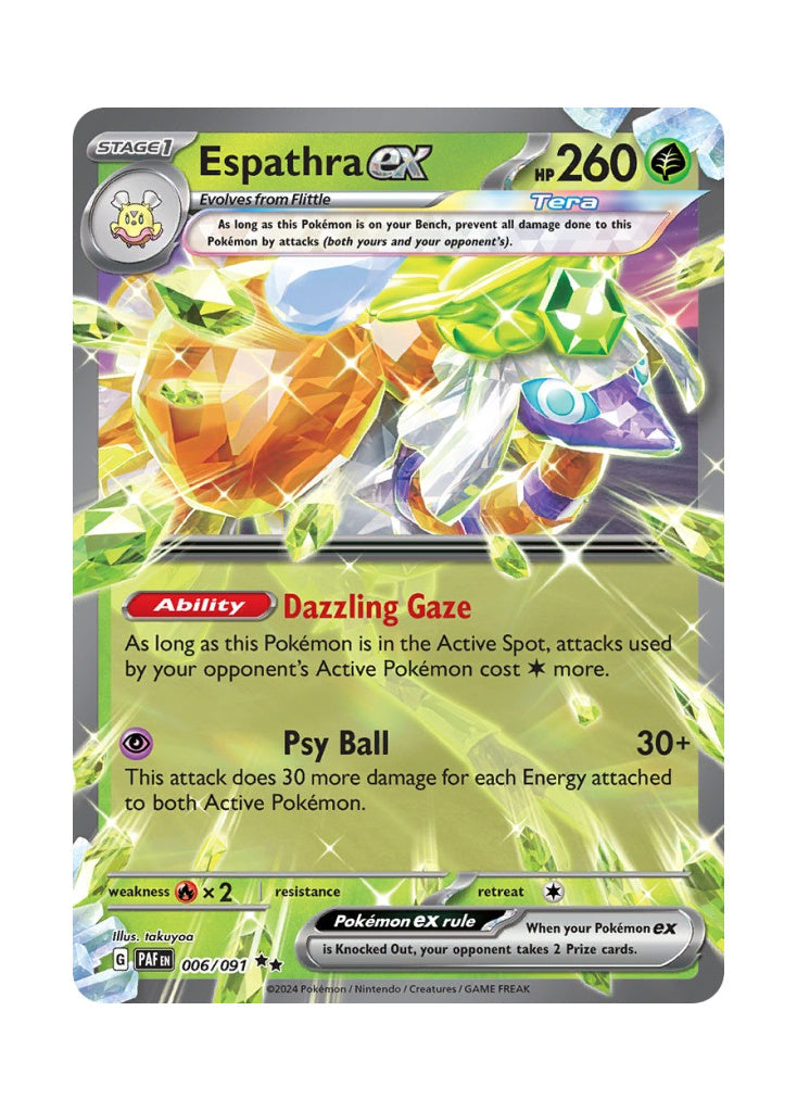 Espathra ex – Paldean Fates (006)
