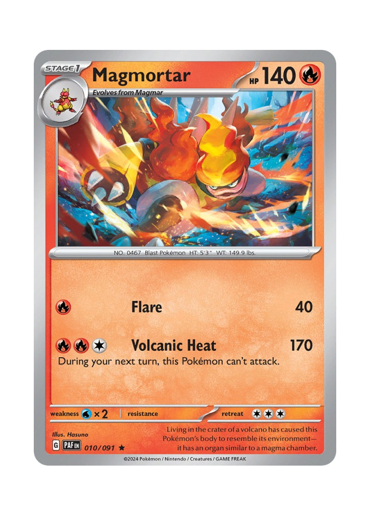 Magmortar – Paldean Fates (010)