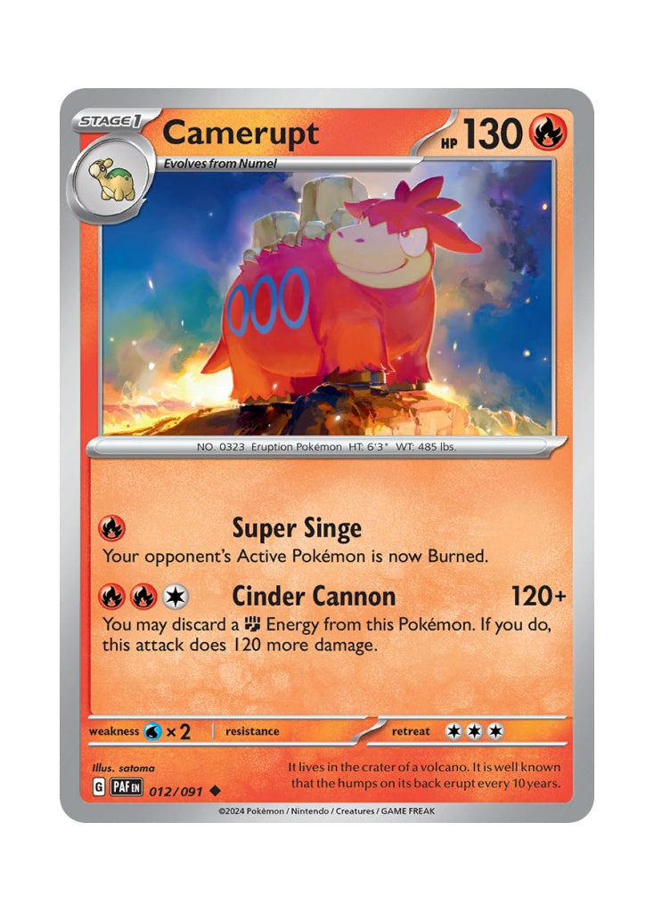 Camerupt – Paldean Fates (012)