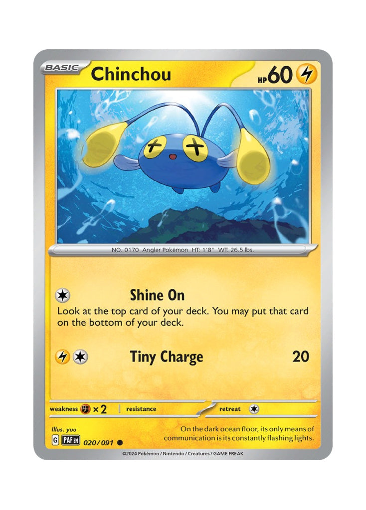 Chinchou – Paldean Fates (020)