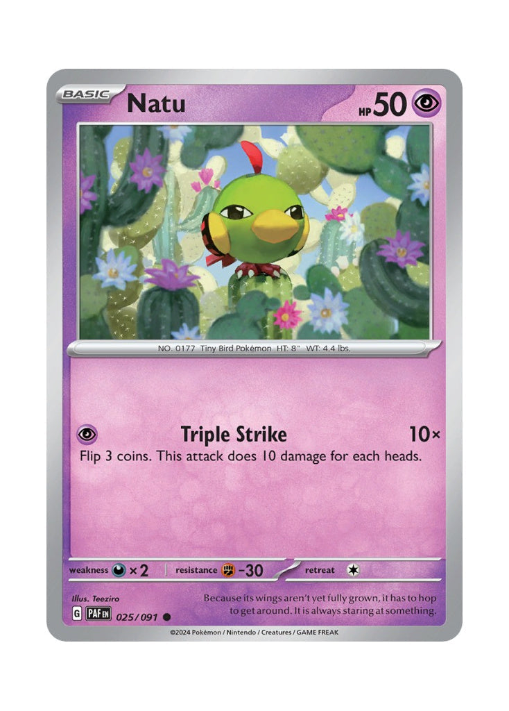 Natu – Paldean Fates (025)