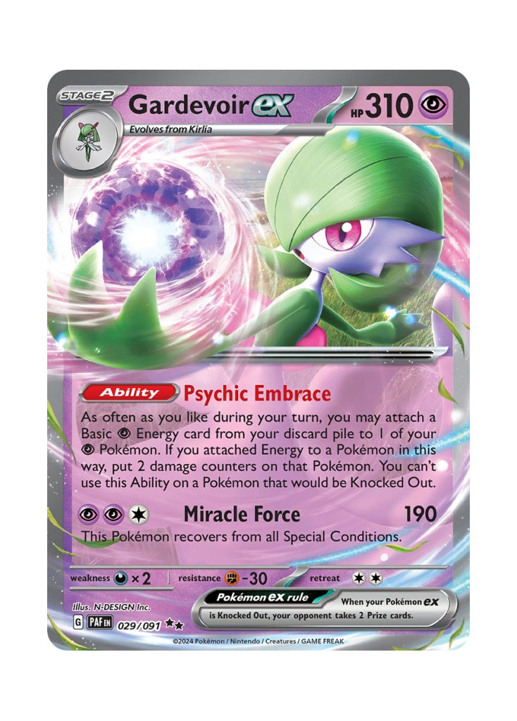 Gardevoir ex – Paldean Fates (029)