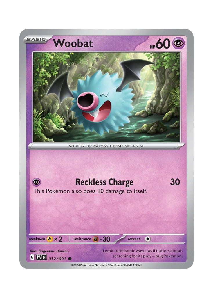 Woobat – Paldean Fates (032)
