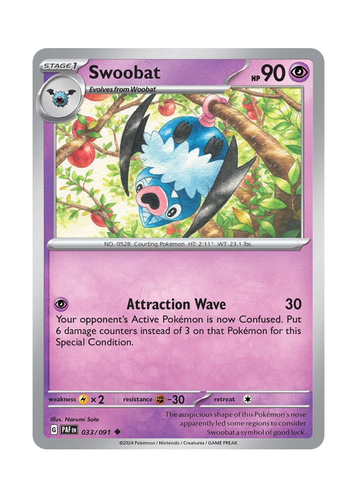 Swoobat – Paldean Fates (033)
