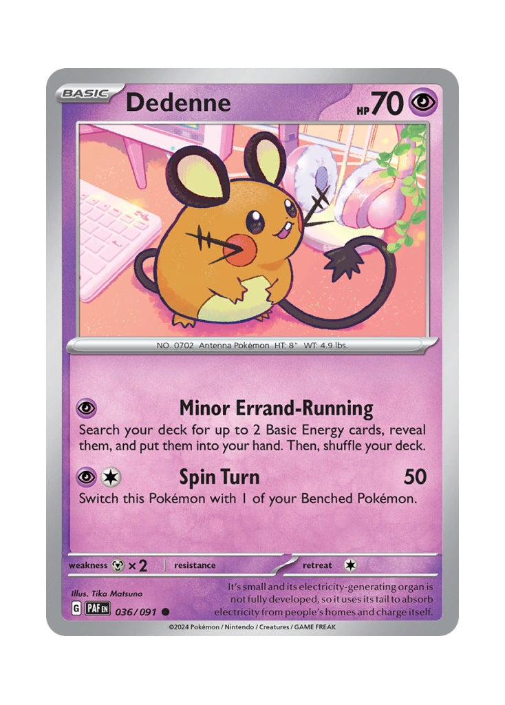 Dedenne – Paldean Fates (036)