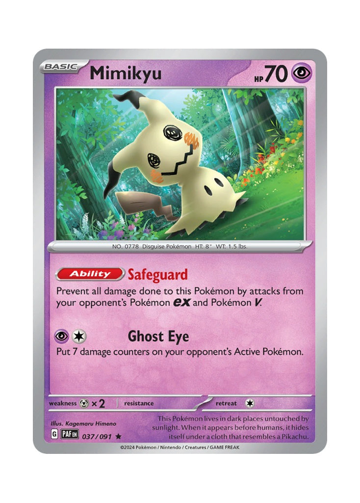 Mimikyu – Paldean Fates (037)