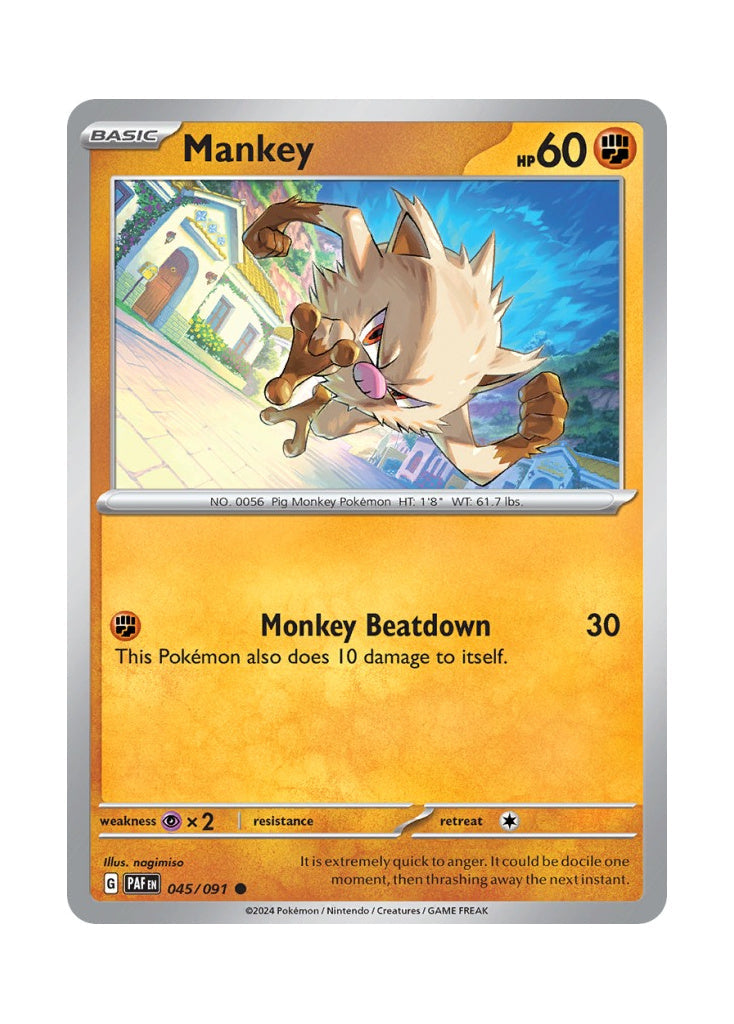Mankey Technical Machine: – Paldean Fates (045)