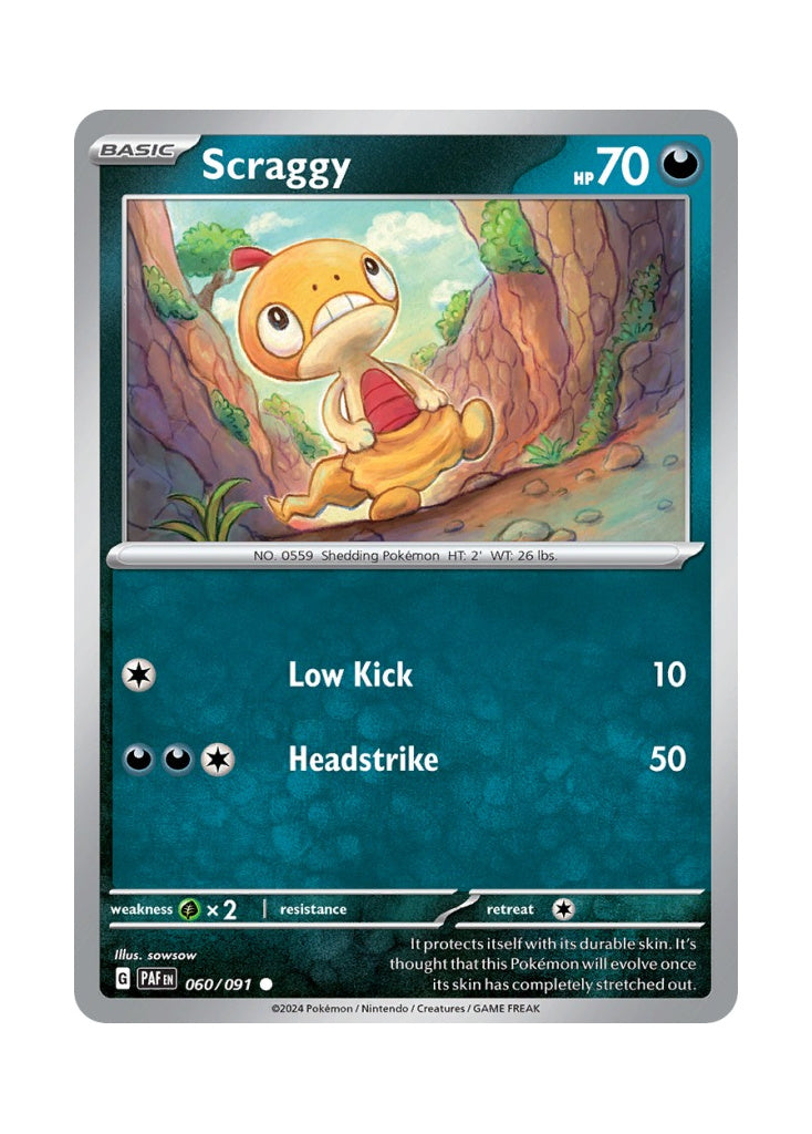 Scraggy – Paldean Fates (060)