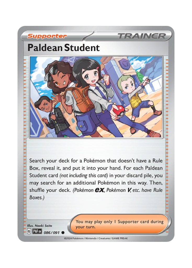 Paldean Student – Paldean Fates (086)