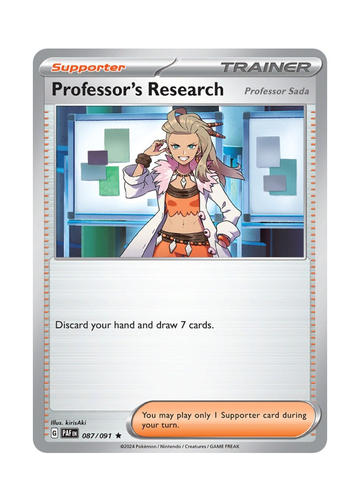 Professor’s Research (Professor Sada) – Paldean Fates (087)