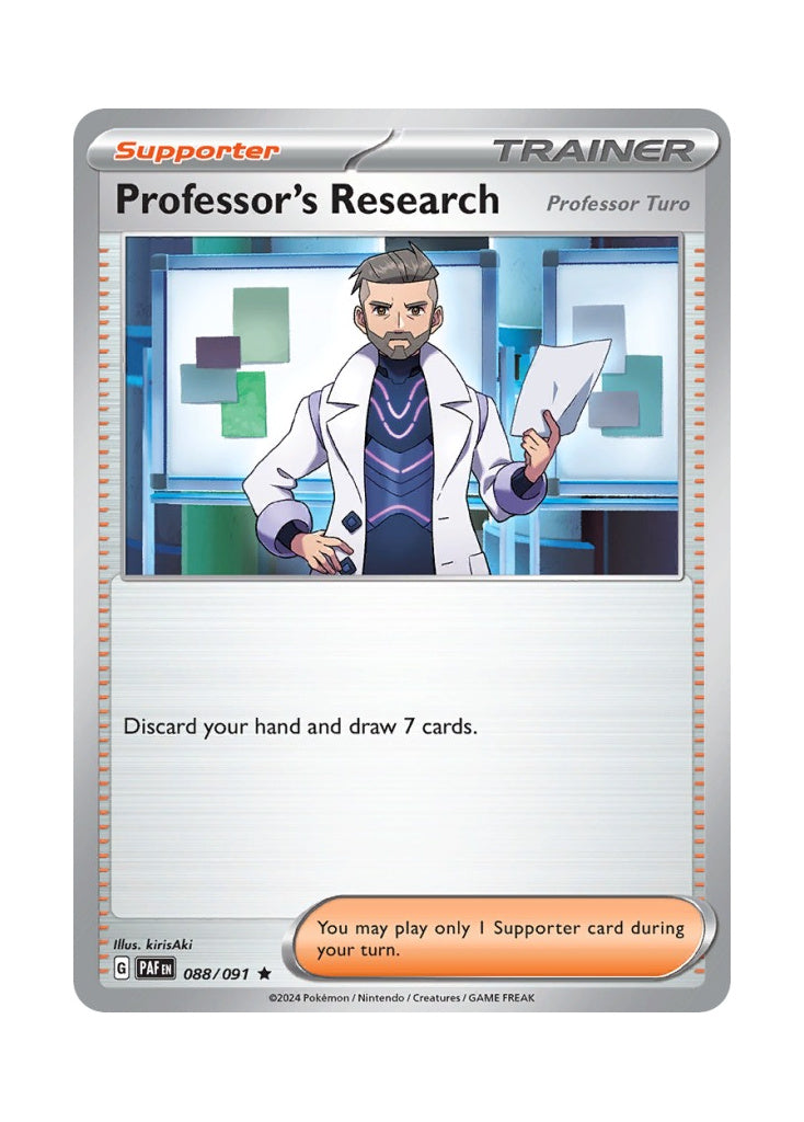 Professor’s Research (Professor Turo) – Paldean Fates (088)