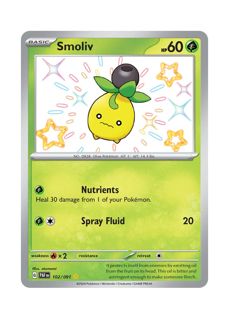 Smoliv – Paldean Fates (102)