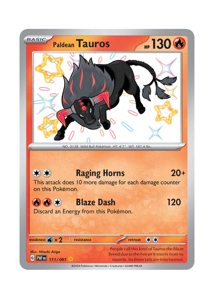 Paldean Tauros – Paldean Fates (111)