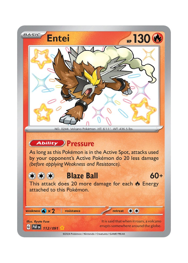 Entei – Paldean Fates (112)