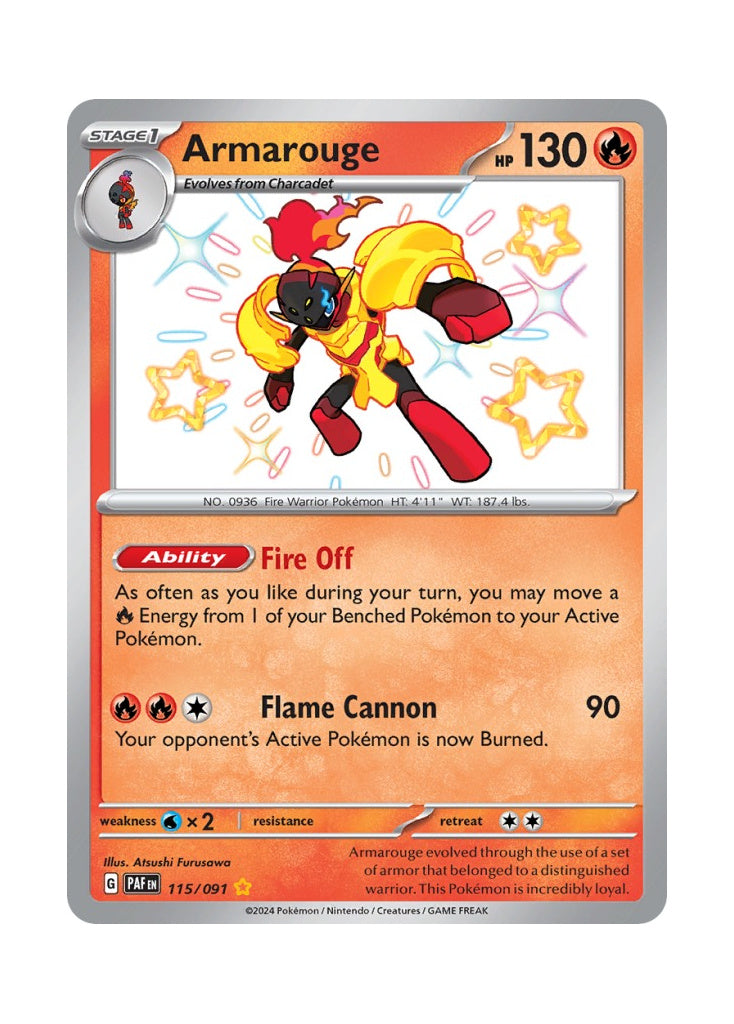 Armarouge – Paldean Fates (115)