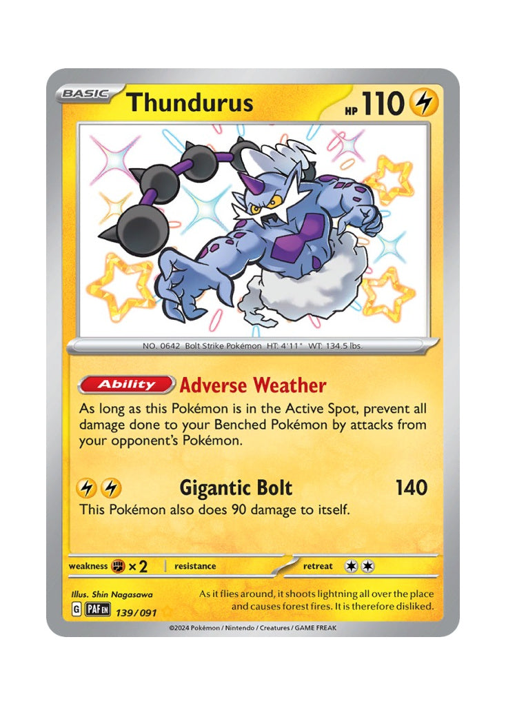 Thundurus – Paldean Fates (139)