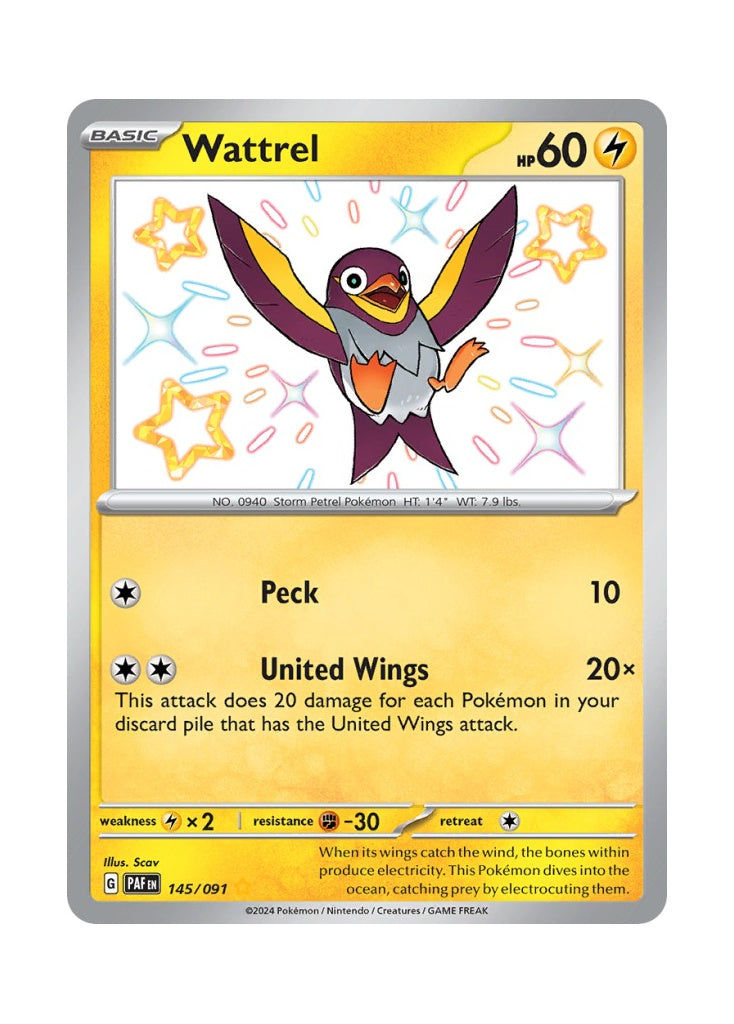 Wattrel – Paldean Fates (145)