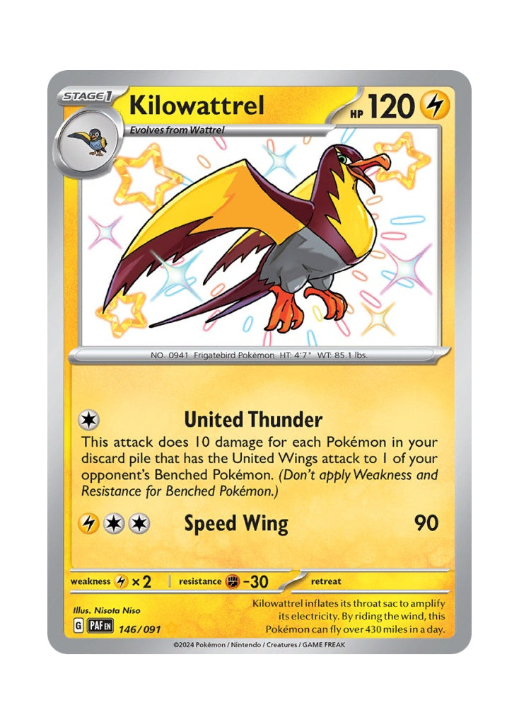 Kilowattrel – Paldean Fates (146)