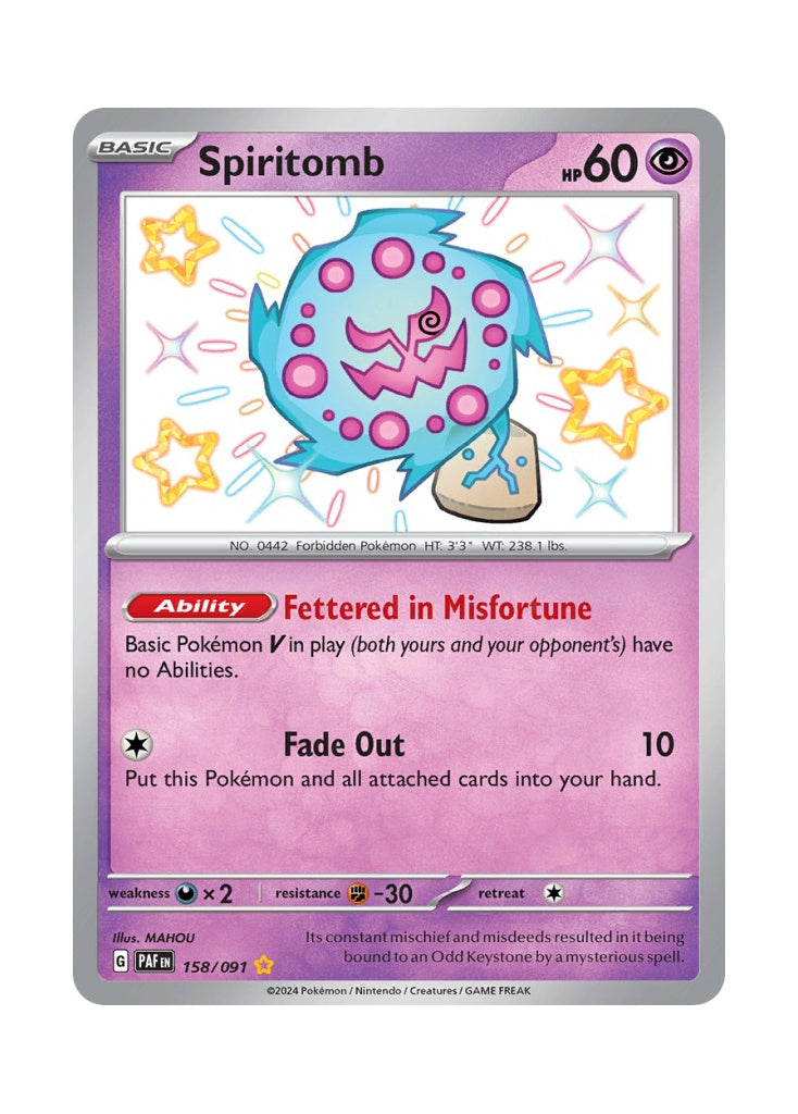 Spiritomb – Paldean Fates (158)