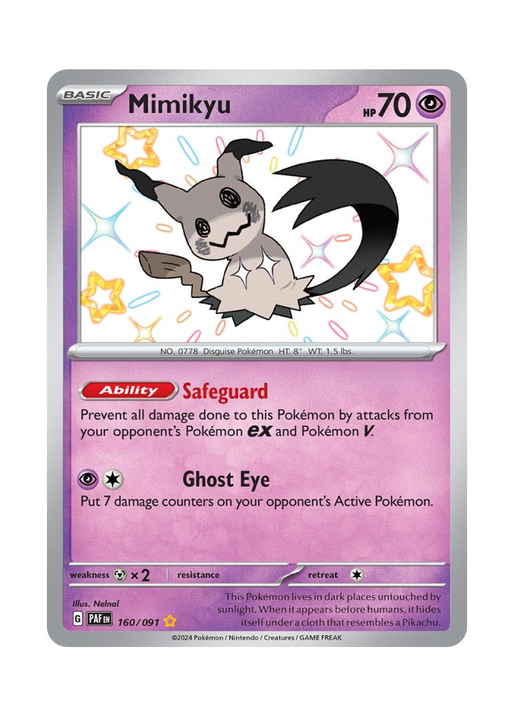 Mimikyu – Paldean Fates (160)