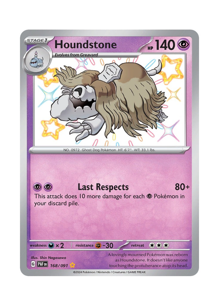 Houndstone – Paldean Fates (168)