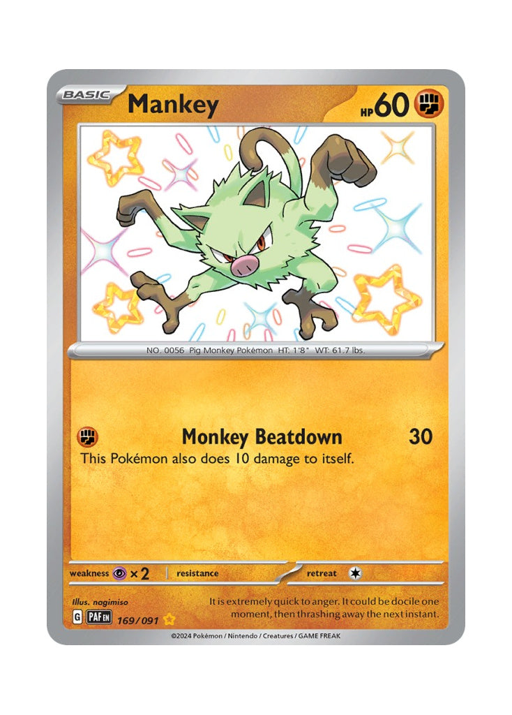 Mankey – Paldean Fates (169)