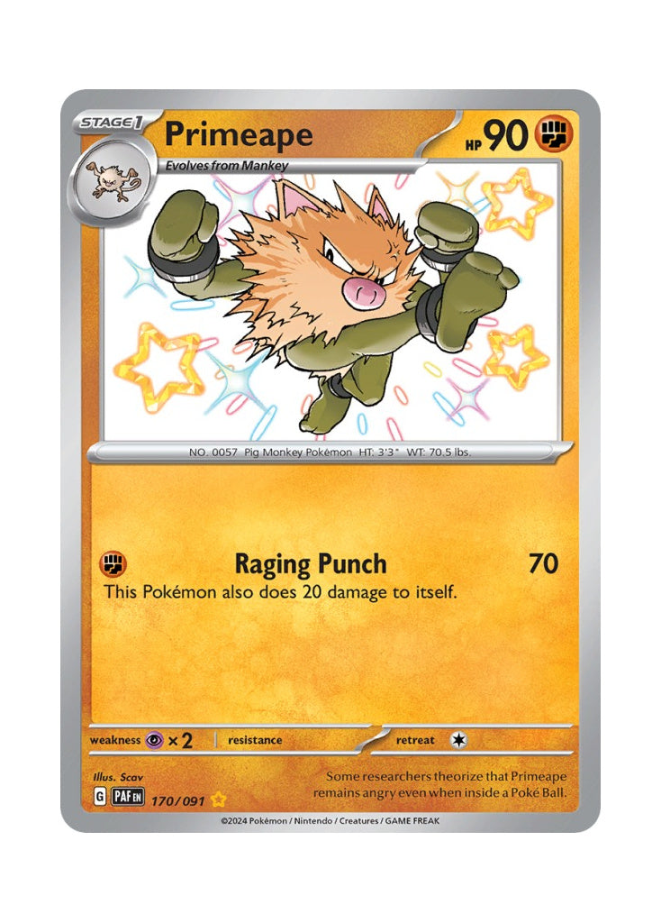 Primeape – Paldean Fates (170)