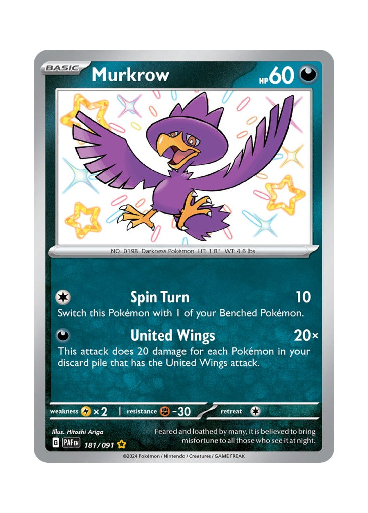 Murkrow – Paldean Fates (181)