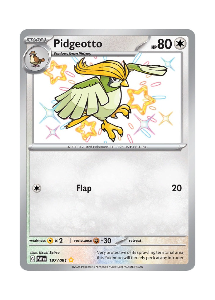 Pidgeotto – Paldean Fates (197)