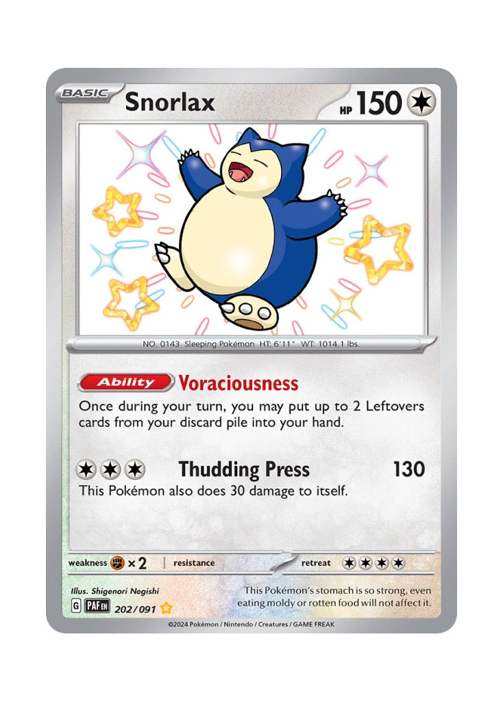 Snorlax – Paldean Fates (202)