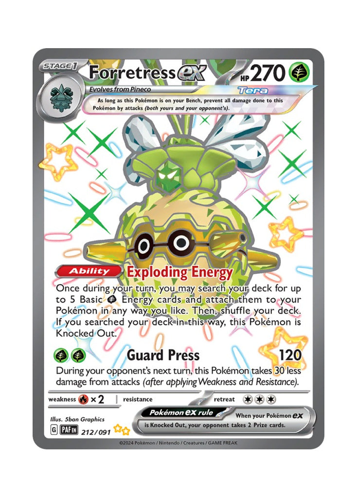 Forretress ex – Paldean Fates (212)