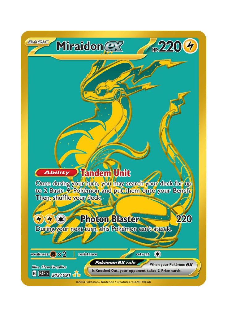 Miraidon ex – Paldean Fates (243)