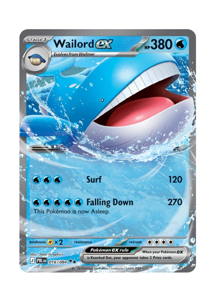 Wailord ex – Pitch Black (016)