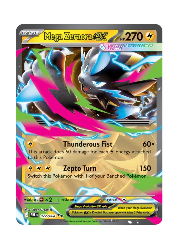 Mega Zeraora ex – Pitch Black (027)