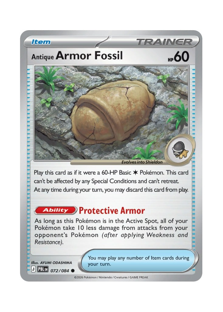 Antique Armor Fossil – Pitch Black (072)