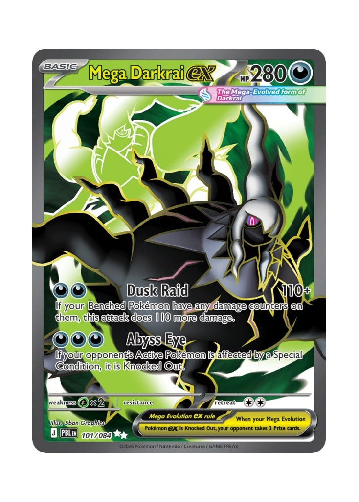 Mega Darkrai ex – Pitch Black (101)