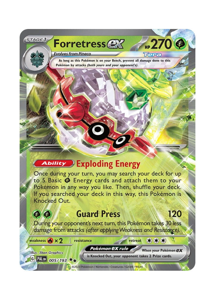 Forretress ex – Paldea Evolved (005)