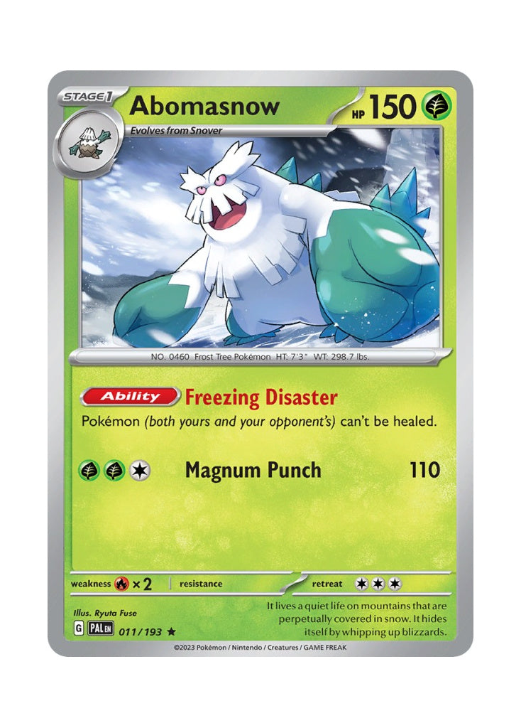 Abomasnow – Paldea Evolved (011)