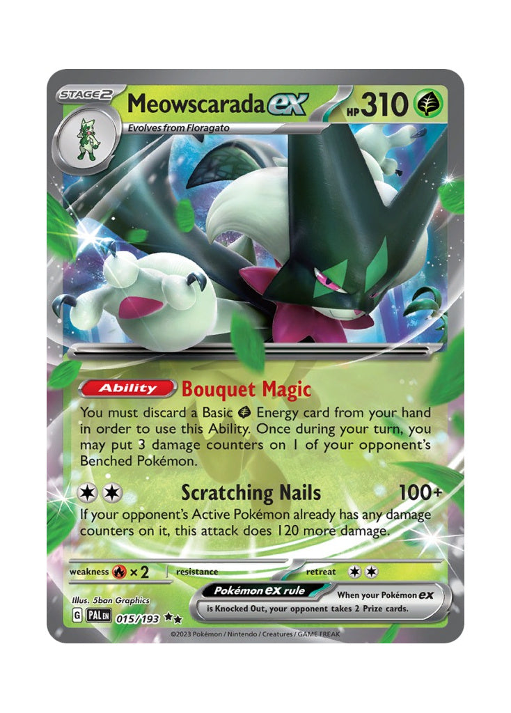 Meowscarada ex – Paldea Evolved (015)