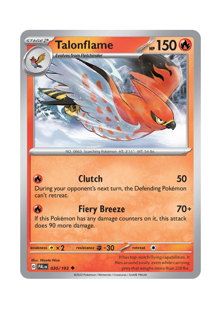 Talonflame – Paldea Evolved (030)