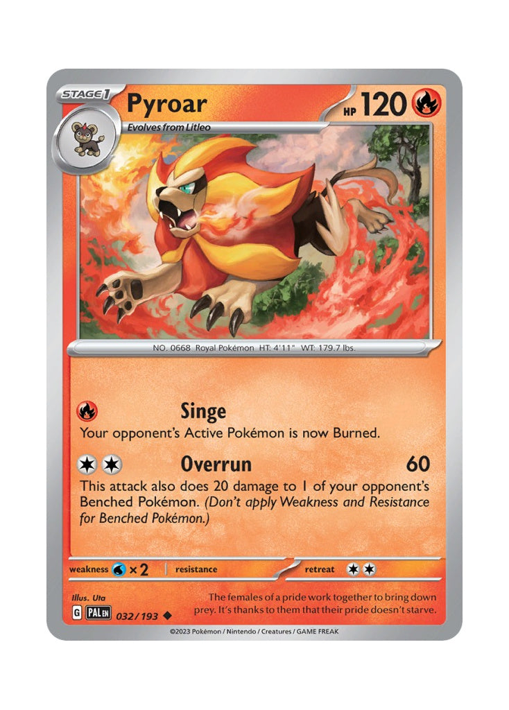 Pyroar – Paldea Evolved (032)