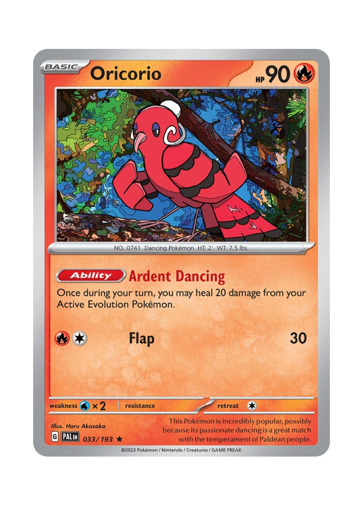 Oricorio – Paldea Evolved (033)