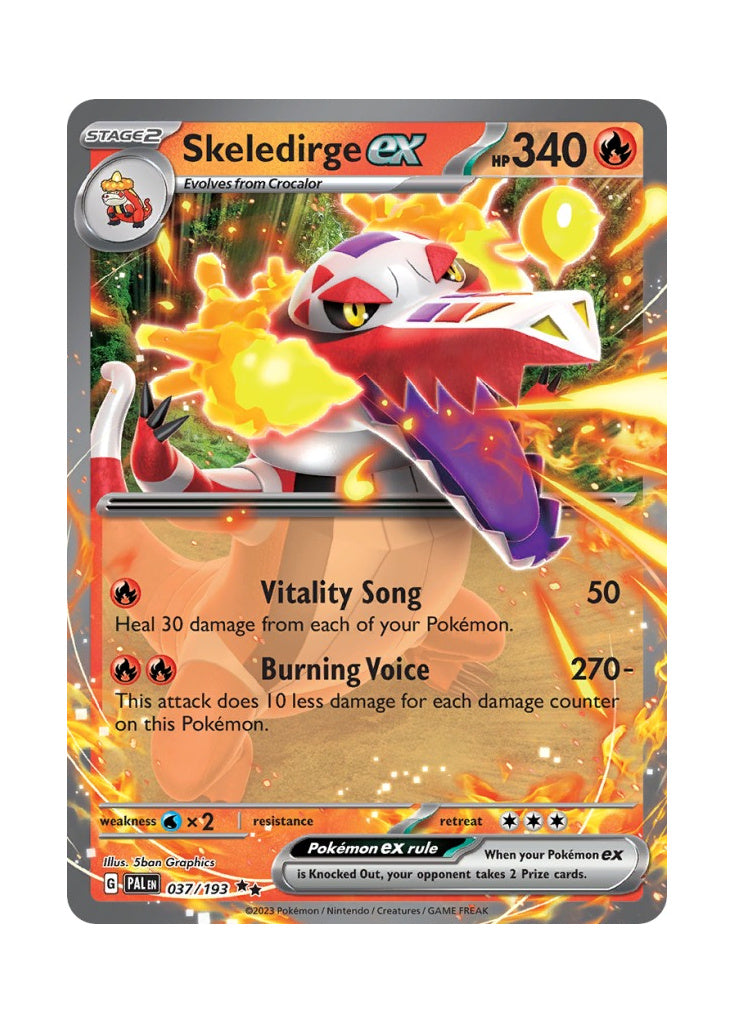 Skeledirge ex – Paldea Evolved (037)