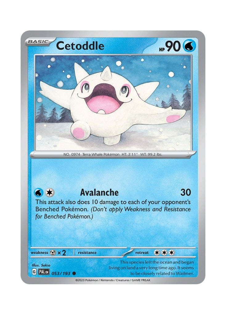 Cetoddle – Paldea Evolved (053)