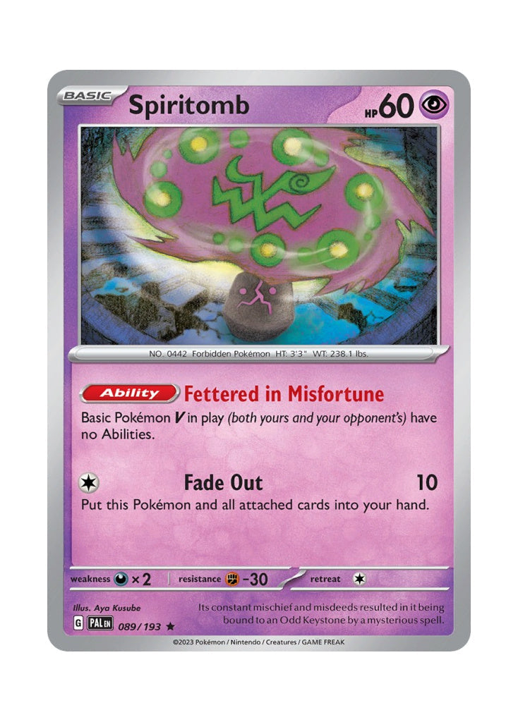 Spiritomb – Paldea Evolved (089)