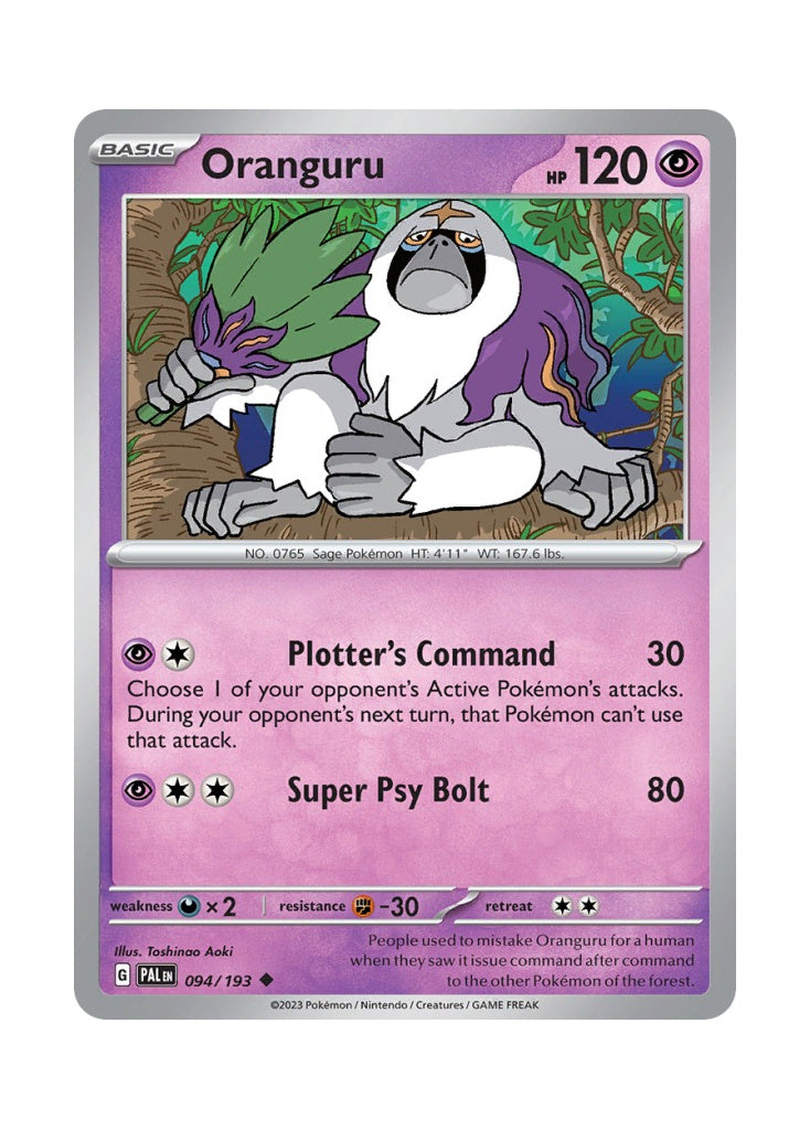 Oranguru – Paldea Evolved (094)